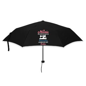Mamie couturière - Parapluie standard - noir - Devant