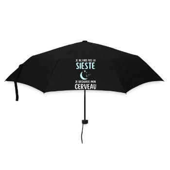 Humour sieste dormeur dormeuse - Parapluie standard - noir - Devant