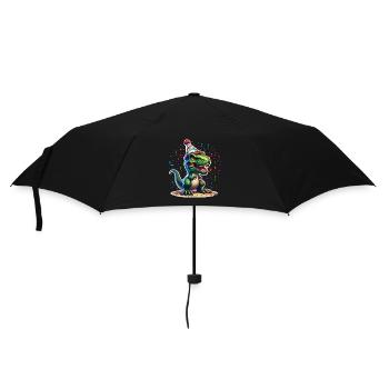 Dinosaure Anniversaire Dino T Rex - Parapluie standard - noir - Devant