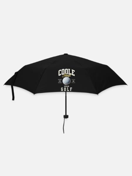 Golf - Regenschirm (klein) - Schwarz