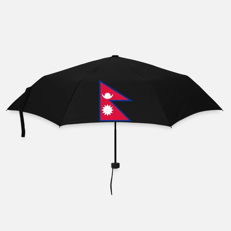 Nepal - Regenschirm (klein) - Schwarz