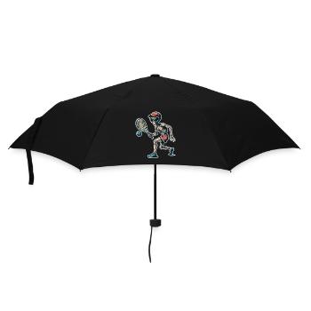 Tennis extraterrestre - Parapluie standard - noir - Devant
