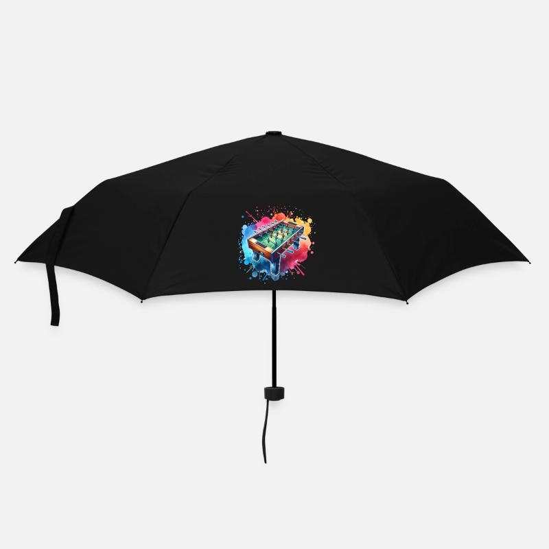 Tischkicker Tischfußball - Regenschirm (klein) - Schwarz