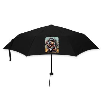 Capybara Guitarist Rock and Roll Heavy Metal - Umbrella (small) - black - Front