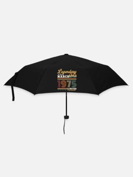 Légendaire depuis mars 1975 millésime anniversaire - Parapluie standard - noir