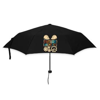 Architekt - Regenschirm (klein) - Schwarz - Vorne