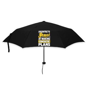 Architekt - Regenschirm (klein) - Schwarz - Vorne