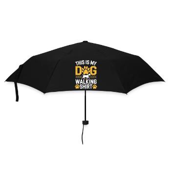 This Is My Dog Walking Shirt - Umbrella (small) - black - Front