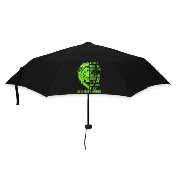 Mental Health - Umbrella (small) - black - Front