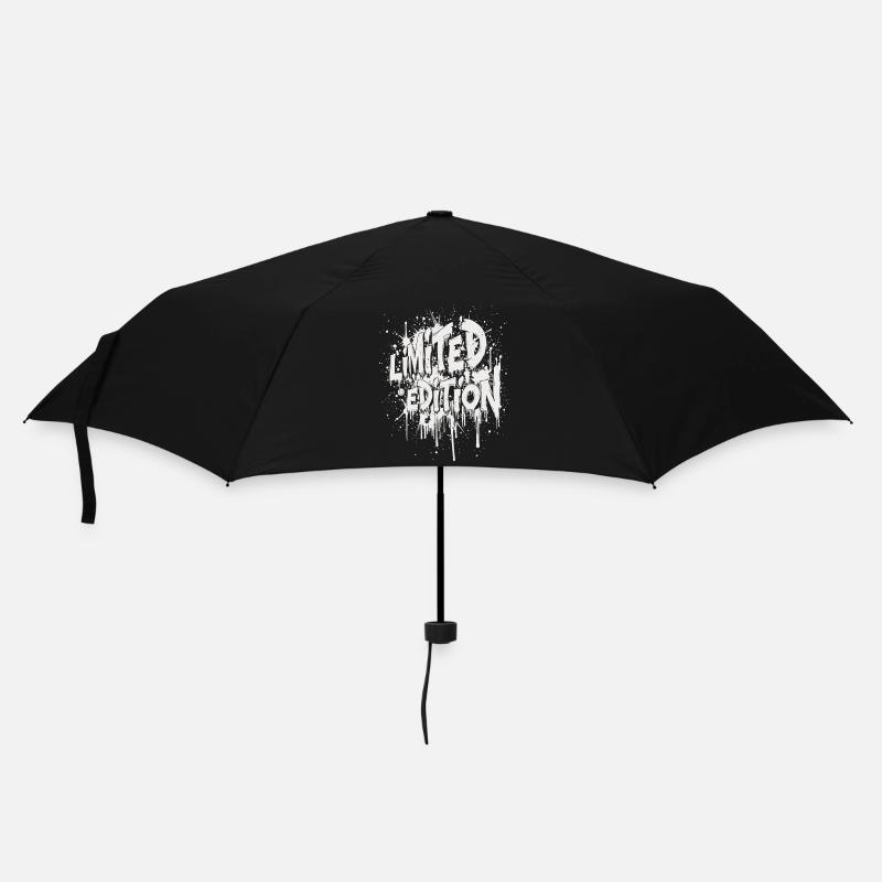 Limited Edition splash Geburtstagsgeschenk Grunge - Regenschirm (klein) - Schwarz