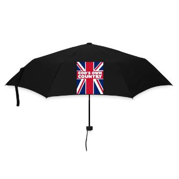 God's Own Country - Umbrella (small) - black - Front
