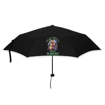 Humour marmotte - Parapluie standard - noir - Devant