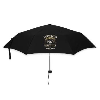 65th Birthday Original Vintage 1960 - Umbrella (small) - black - Front