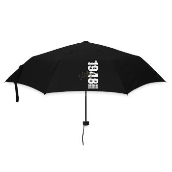 77th Birthday Legend Born in 1948 - Umbrella (small) - black - Front