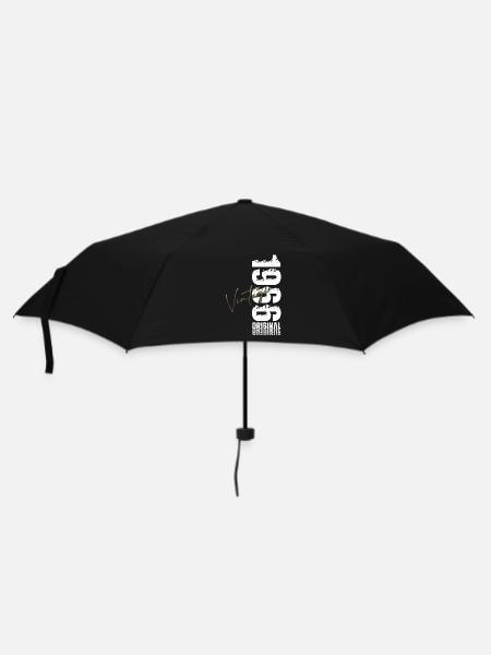 59. Geburtstag Original Jahrgang 1966 - Regenschirm (klein) - Schwarz