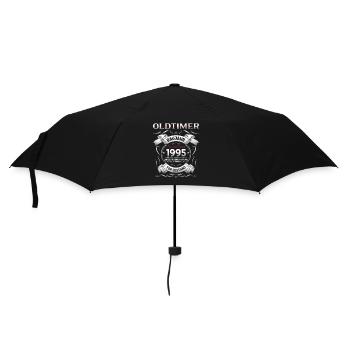 30. Geburtstag Mann Oldtimer Jahrgang 1995 - Regenschirm (klein) - Schwarz - Vorne