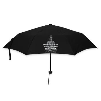 La bonté du Bouddha : Vie naturelle - Parapluie standard - noir - Devant