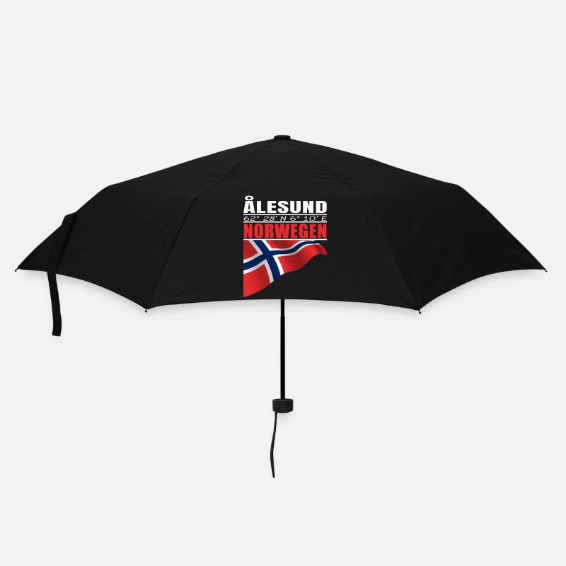 ÅLESUND - Parapluie standard - noir