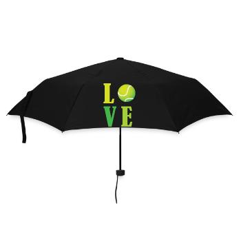I Love Tennis  - Umbrella (small) - black - Front
