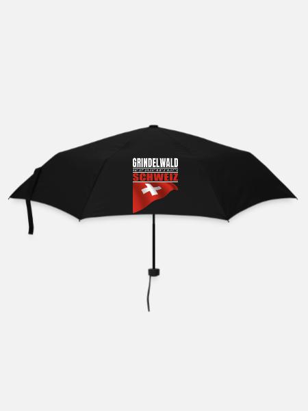 Grindelwald - Regenschirm (klein) - Schwarz