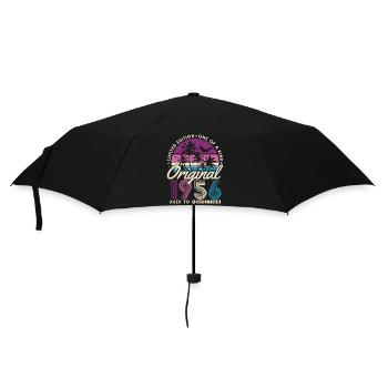70e anniversaire 1956 Vintage Born Retro - Parapluie standard - noir - Devant