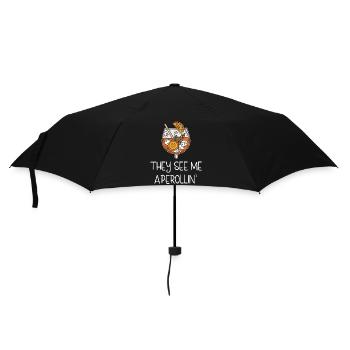 THEY SEE ME APEROLLIN' – Summer Drink Spritz - Umbrella (small) - black - Front