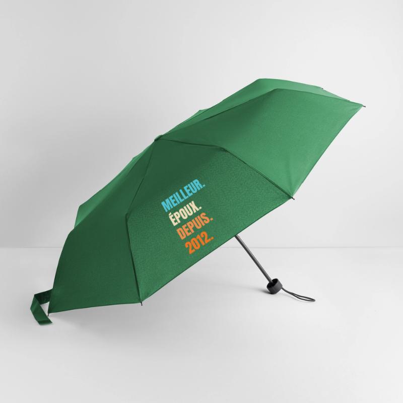 Bester Ehemann seit 2012 Geschenk-Ehemann Regenschirm (klein)