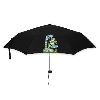 Wir Produzieren Nur Bio Abgase. - Regenschirm (klein) - Schwarz - Vorne