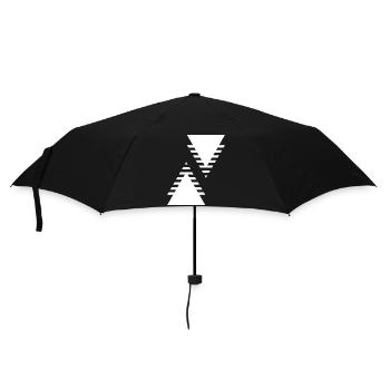 Conception des triangles géométriques - Parapluie standard - noir - Devant