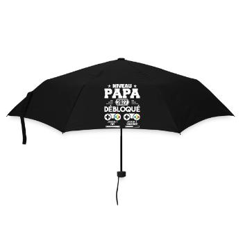Niveau Papa Débloqué Futur Père 2027 Papa Cadeau - Parapluie standard - noir - Devant