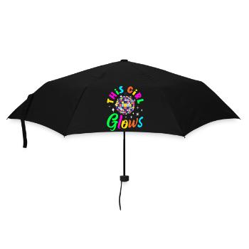 Retro Back to the 80s Vintage Design - Umbrella (small) - black - Front