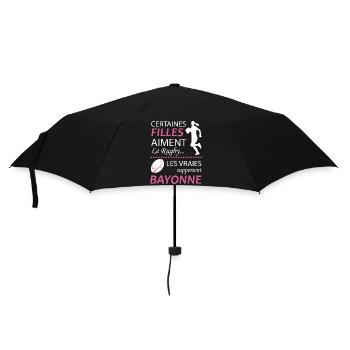 Certaines Filles Aiment Le Rugby Les Vraies Sup... - Parapluie standard - noir - Devant