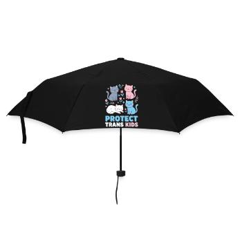 Pride Month LGBTQ - Protect Trans Kids - Umbrella (small) - black - Front