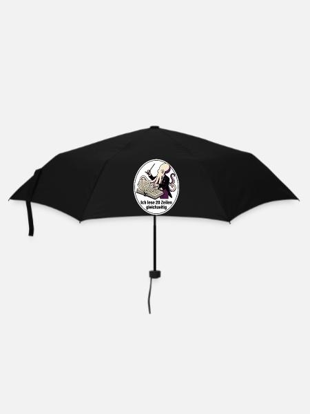 20 Zeilen Operndirigent Shirt - Regenschirm (klein) - Schwarz