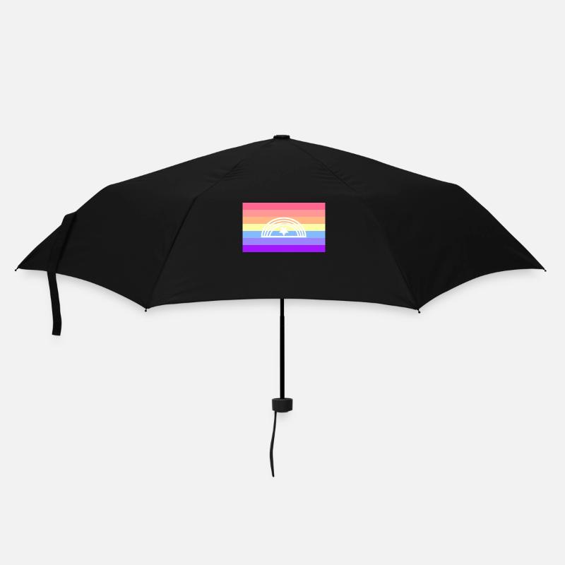 Xenogender-Pride-Flagge - Regenschirm (klein) - Schwarz