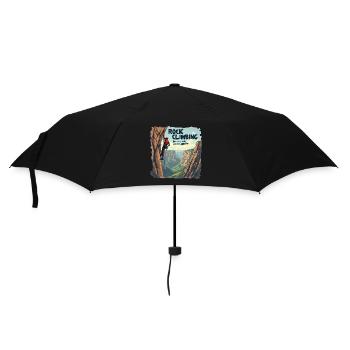 L’escalade - parce que la gravité n’est qu’une suggestion - Parapluie standard - noir - Devant