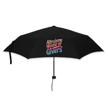 Altruisme Don désintéressé Donner d’école - Parapluie standard - noir - Devant
