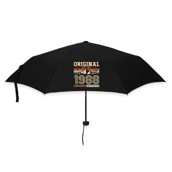 35e anniversaire décembre millésime 1988 original - Parapluie standard - noir - Devant