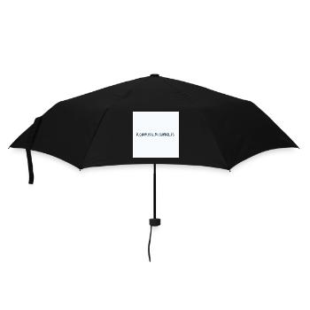 Él que no salta es un inglés - WM Schrift - Regenschirm (klein) - Schwarz - Vorne
