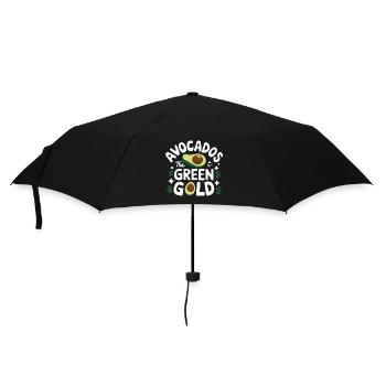 Avocado Food Guacamole Vegan - Umbrella (small) - black - Front