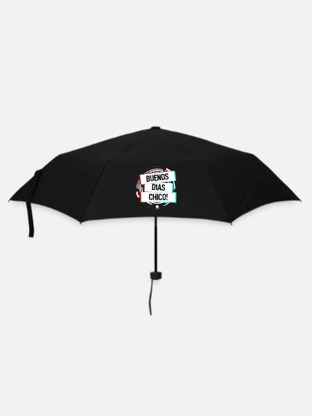 Buenos Dias Chico! - Regenschirm (klein) - Schwarz