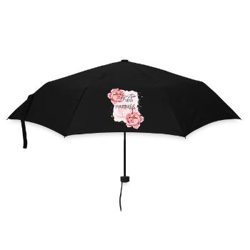 positif Affirmation positive de la vie - Parapluie standard - noir - Devant