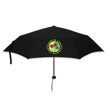 Vacances en Croatie à Palm Tree - Parapluie standard - noir - Devant