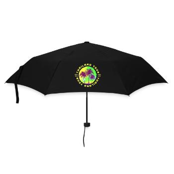 Vacances en Thaïlande Palm Tree - Parapluie standard - noir - Devant