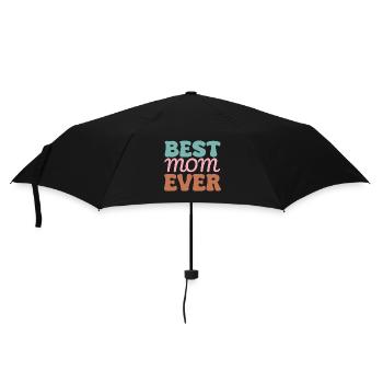 Mama - Regenschirm (klein) - Schwarz - Vorne