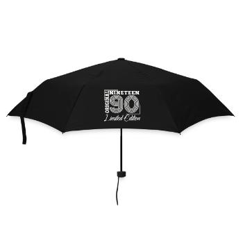 Né en 1990 33ème anniversaire Cadeau homme / femme - Parapluie standard - noir - Devant