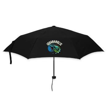 Leguan - Regenschirm (klein) - Schwarz - Vorne