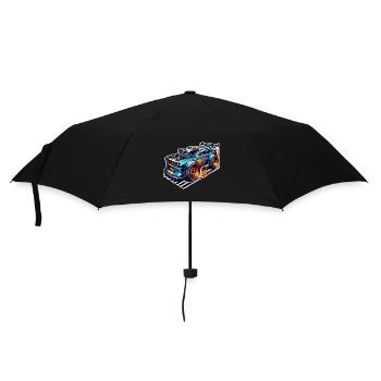 Sports Car Tuning Car - Umbrella (small) - black - Front