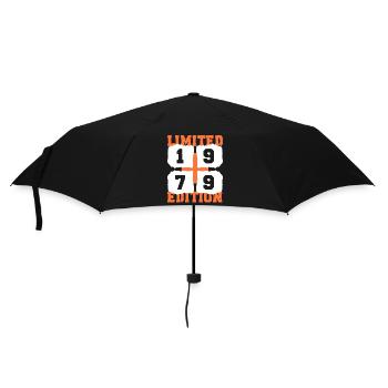 1979 birthday 43 years anniversary limited edition - Umbrella (small) - black - Front