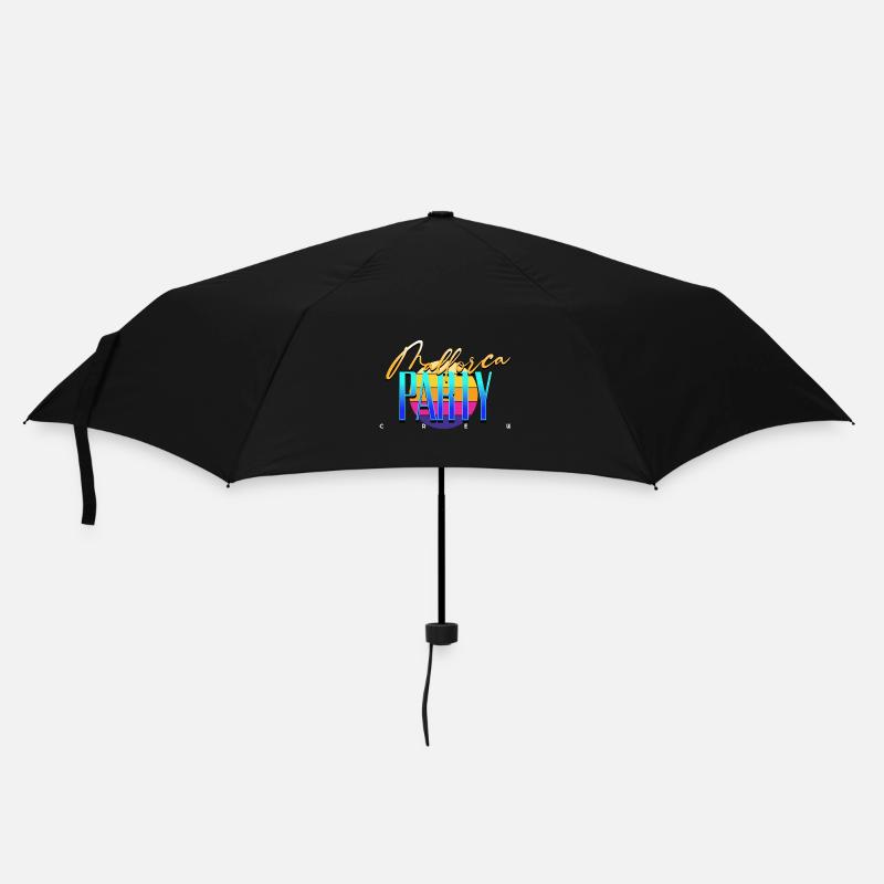 Mallorca Party Crew - Regenschirm (klein) - Schwarz